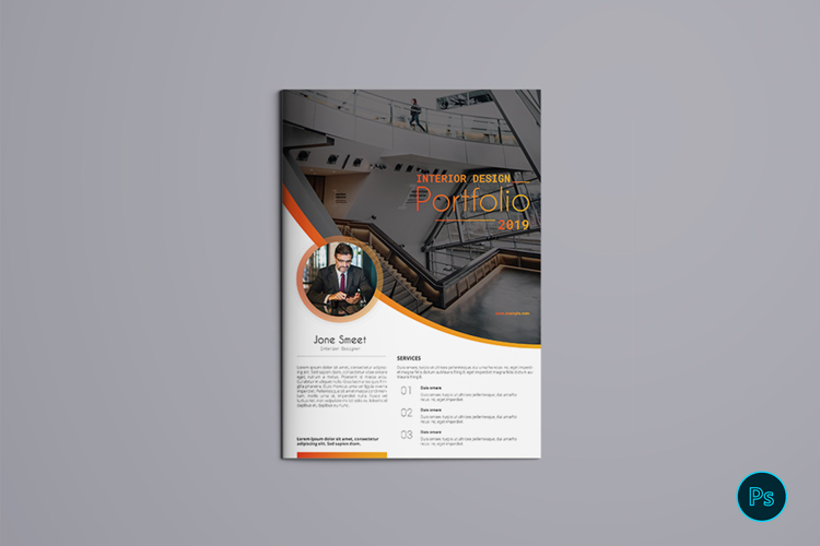 Interior Design Brochure Template