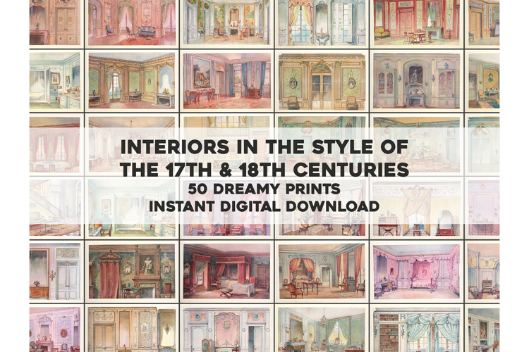 French Interior Design 17th & 18th Century | Vintage Images