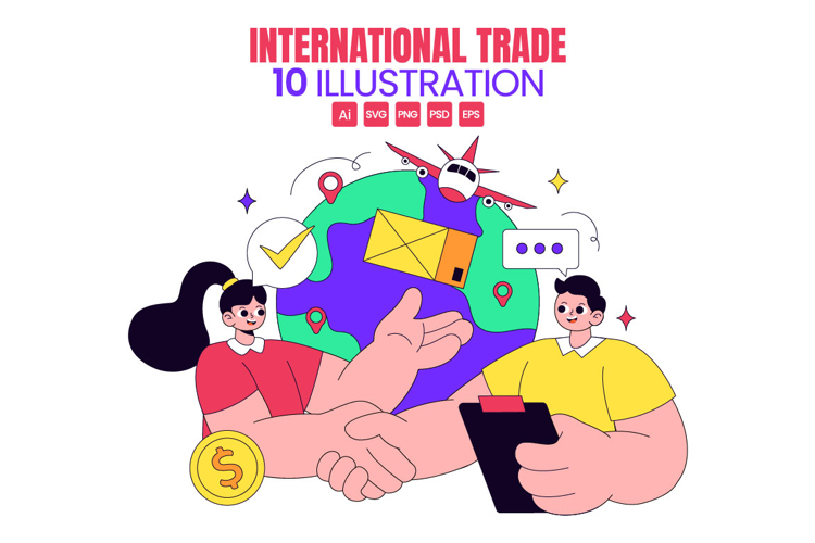 10 International Trade Illustration