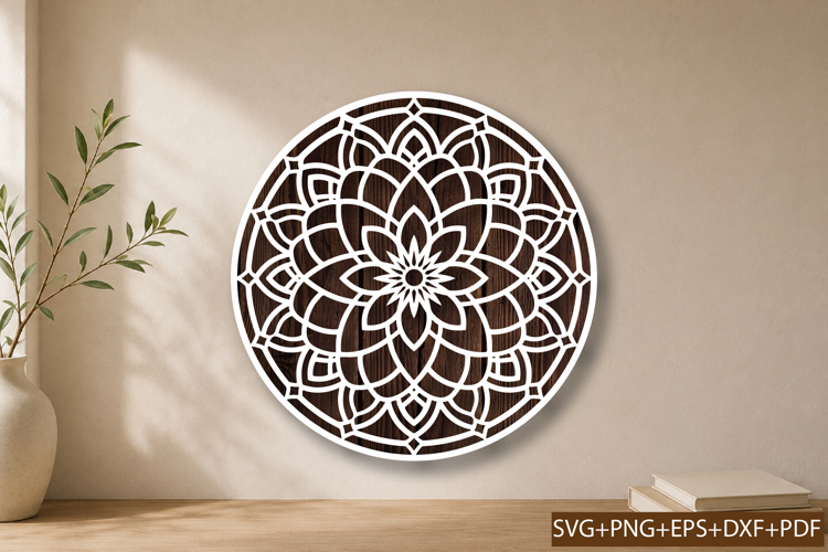 Flower Mandala SVGs Image 8