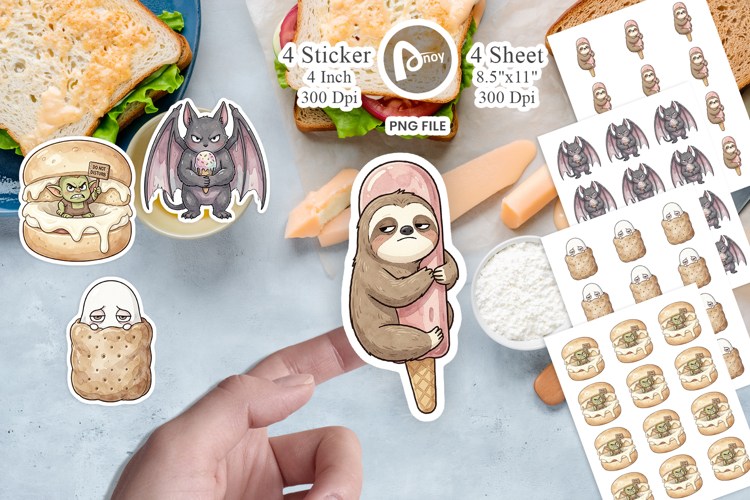 Introvert Sugar Coma Sticker