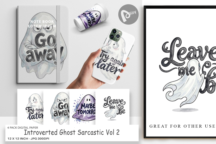 Introverted Ghost Digital Paper