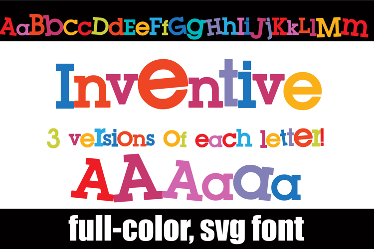 Inventive Color Font example image 1