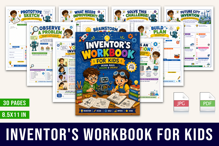 Inventor's Workbook for Kids