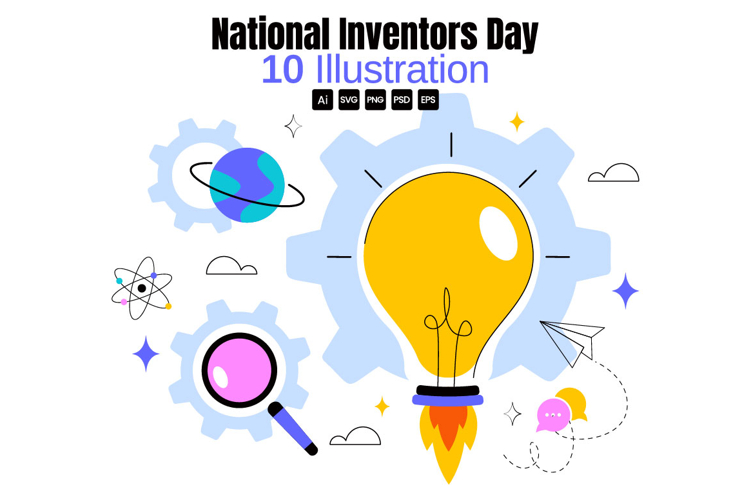 10 National Inventors Day Illustration