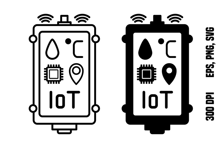 IoT Sensor Node Icons