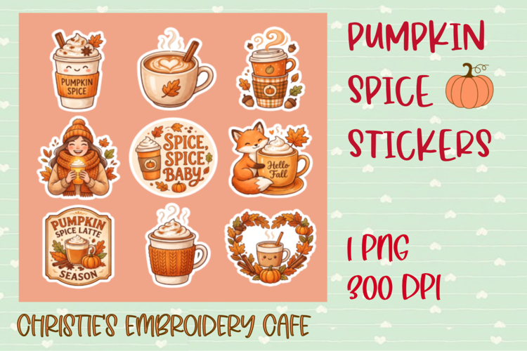 PUMPKIN SPICE STICKERS