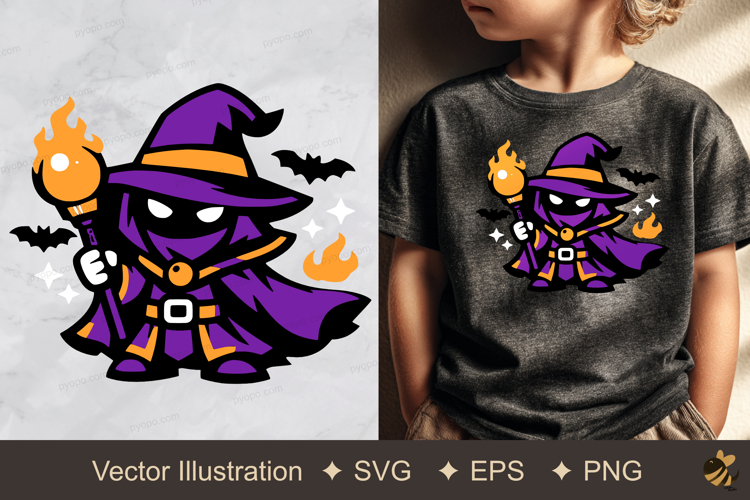 Magician Phantom Vector Illustration