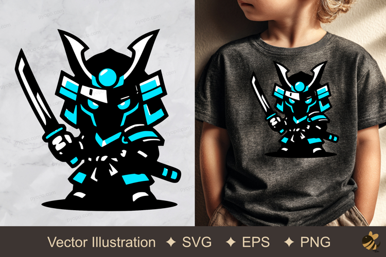Samurai Clipart Image 2