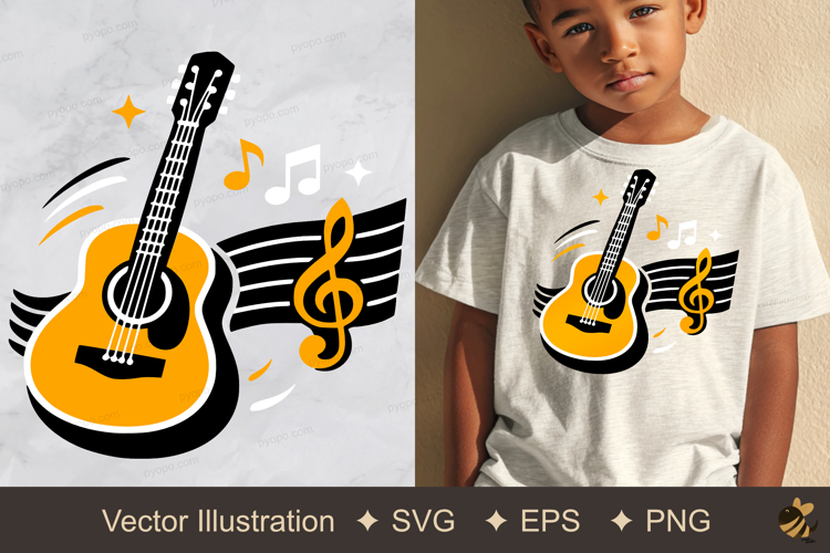 Melody of the Heart Vector Illustration
