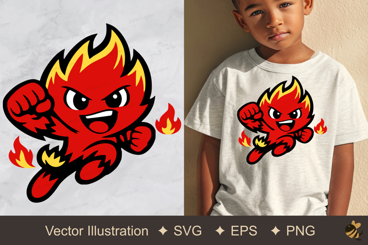 Flame Vector Image 12