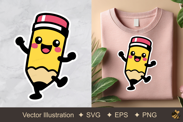 Cute Pencil Clipart Image 5