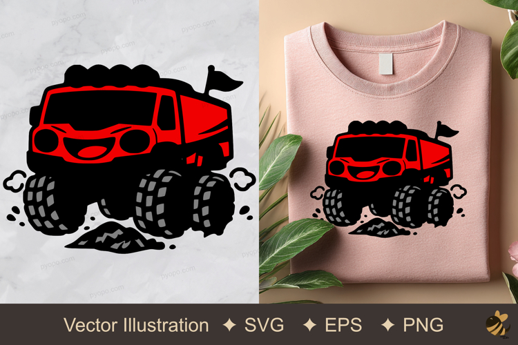Mini Truck Vector Illustration