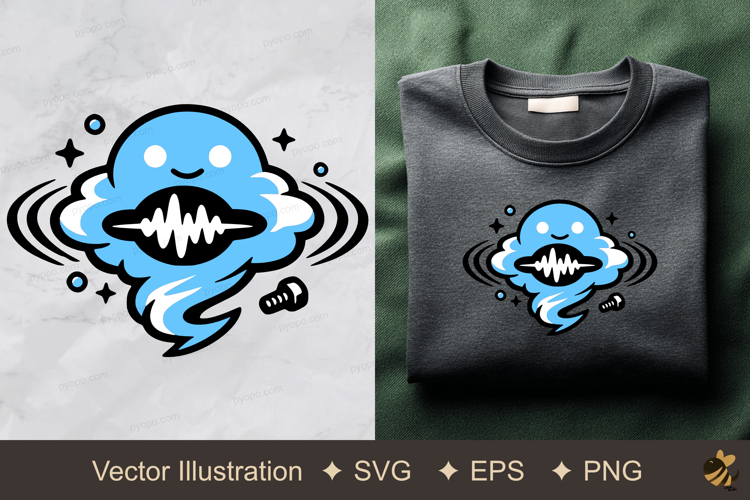 Echo Spirit Vector Illustration
