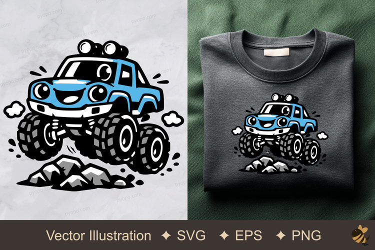 Lil Rock Jumper Vector Illustration