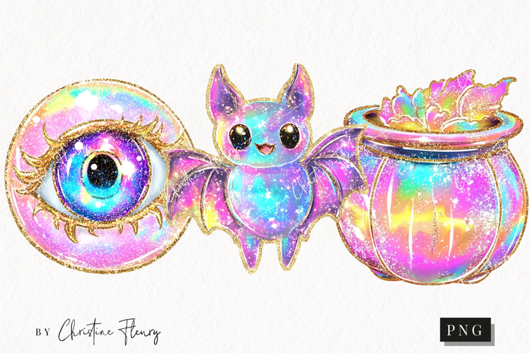 Iridescent Halloween Clipart | Halloween Png