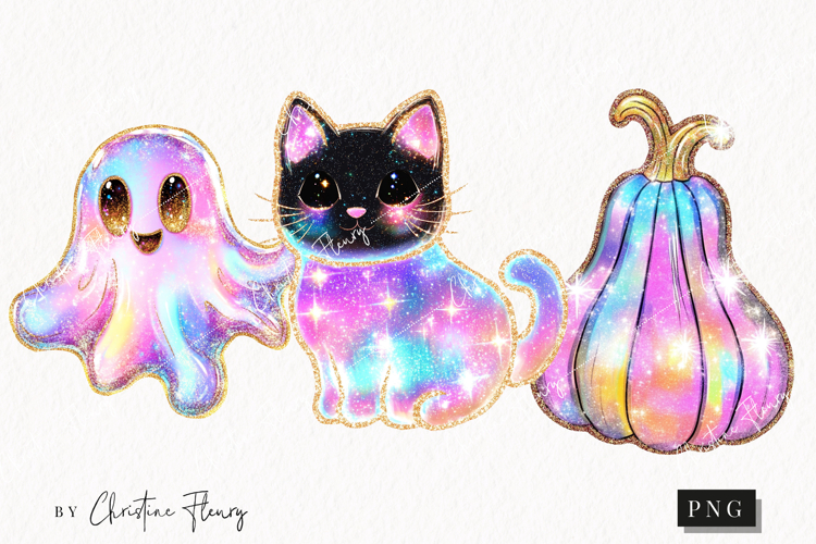Iridescent Halloween Clipart | Halloween Png