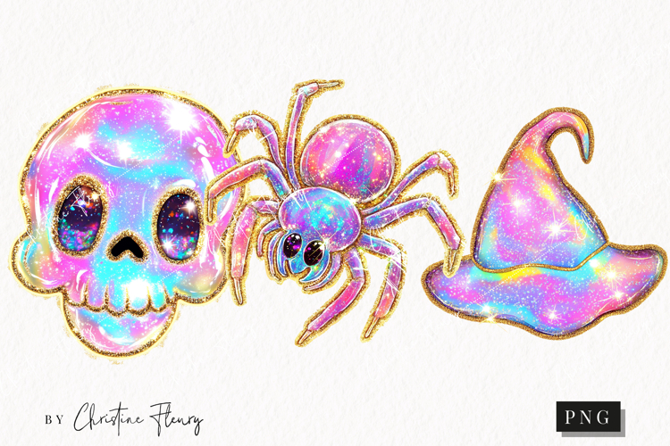 Iridescent Halloween Clipart | Halloween Png