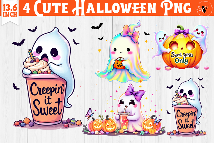 Iridescent Halloween Clipart | Halloween sublimation