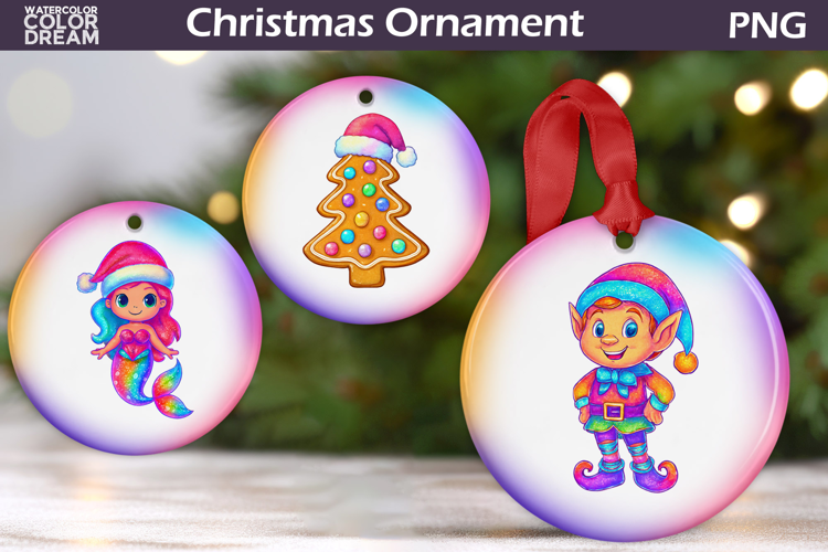 Iridescent Christmas Ornament | Pink Coquette Christmas