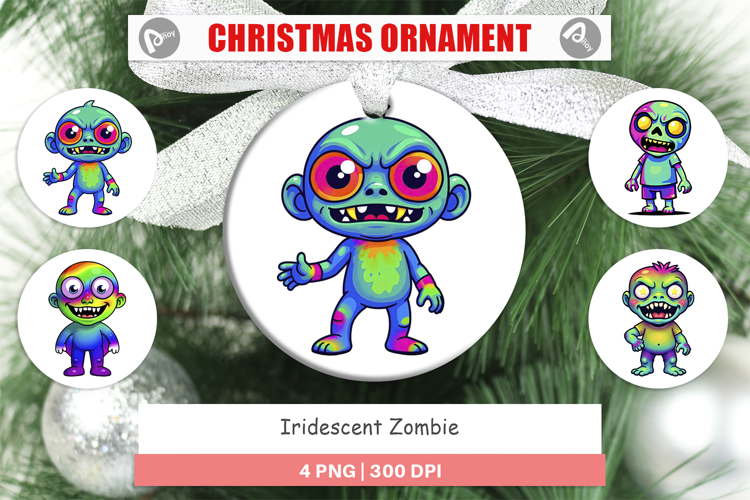 Ornament Iridescent Zombie
