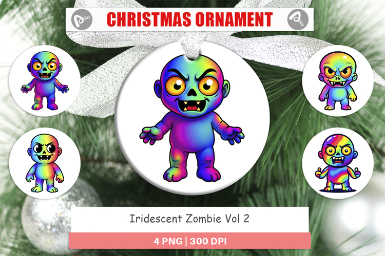 Ornament Iridescent Zombie