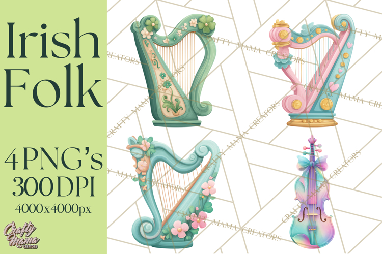 Harp Clipart Image 24