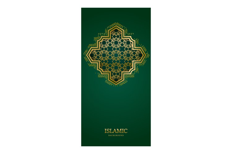 Islamic arabic greeting card and social media stories
