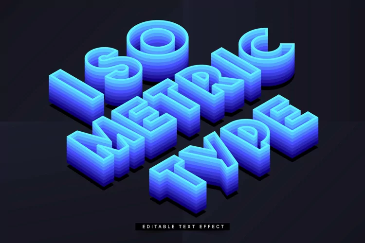 Editable Text Effect for Illustrator. Vector Graphic styles