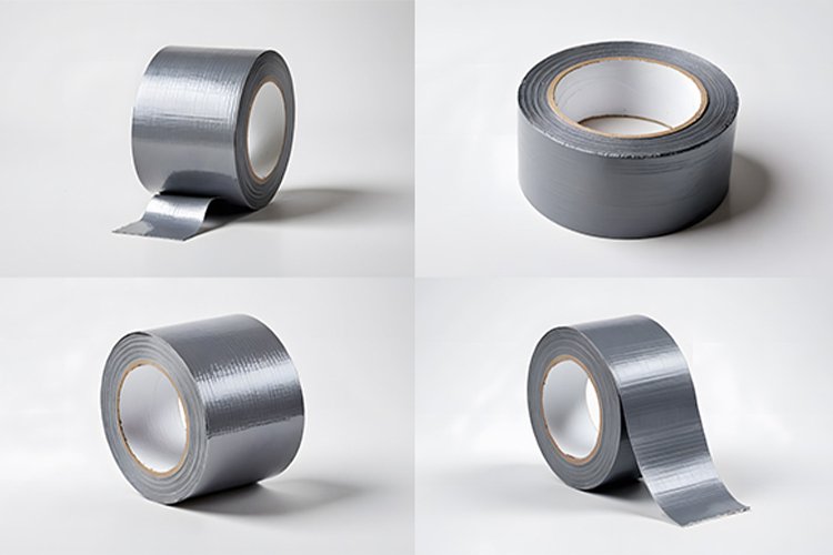 Draper Duct Tape Roll - 33m X 100mm Grey Cloth Tape For Home & Workshop