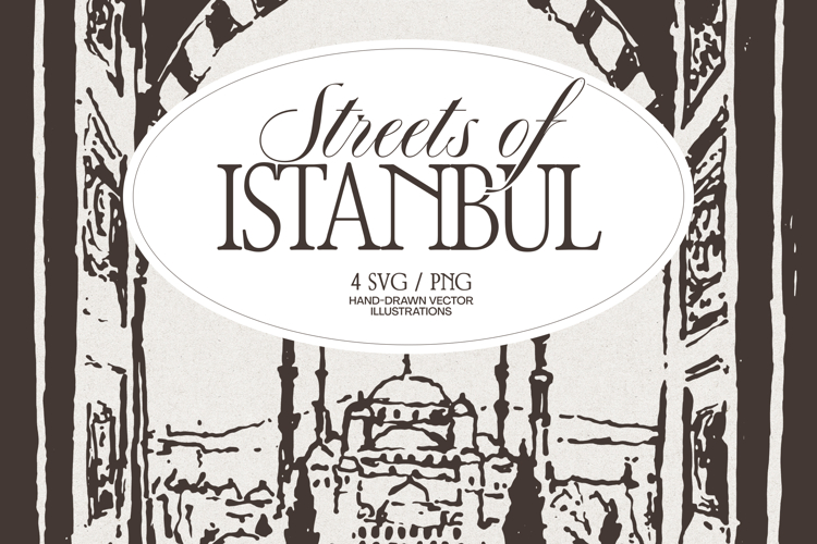 Istanbul Streets Sketches