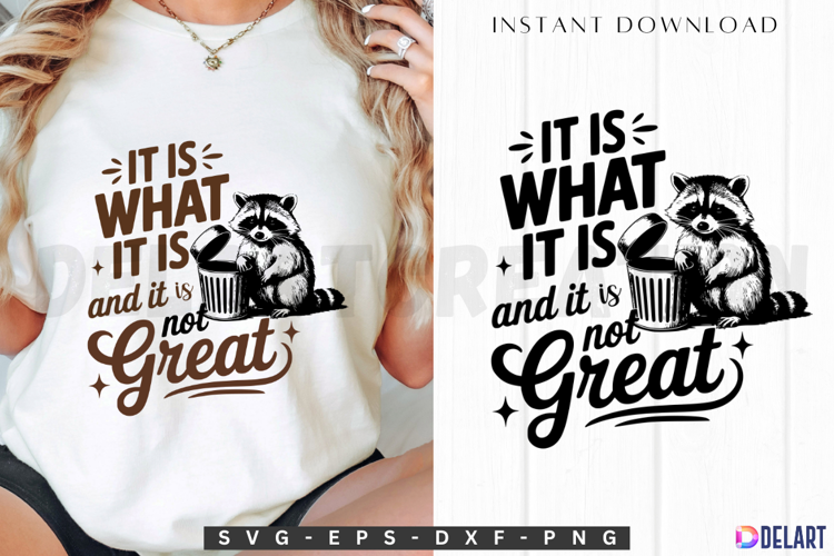It Is What It Is And It Is Not Great SVG