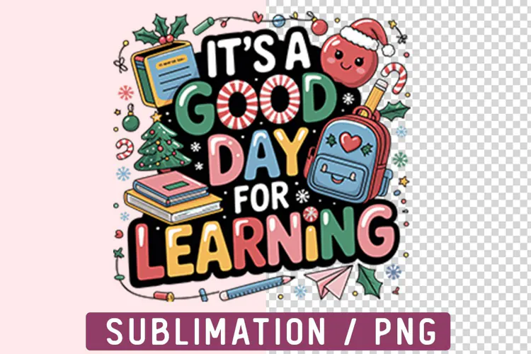 It's A Good Day For Learning PNG Designs