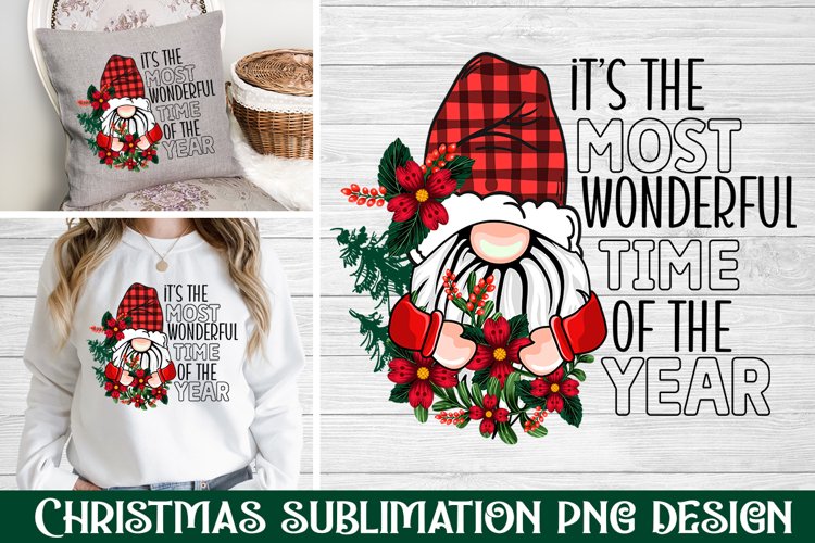 It's the most wonderful Sublimation Design example image 1