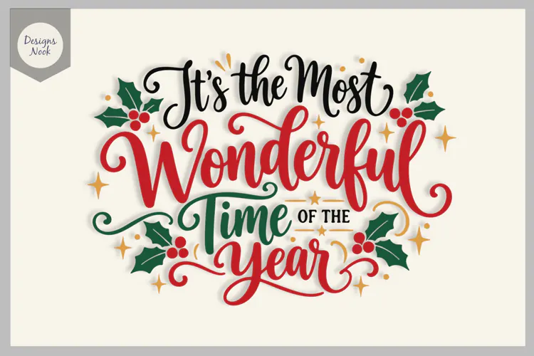 It's the Most Wonderful Time of the Year SVG, Christmas Quot