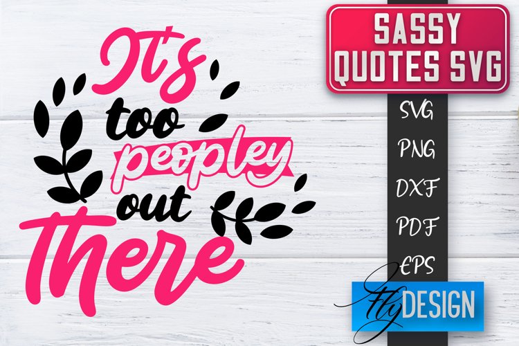 Sassy Quotes Design | Sassy SVG | Sarcastic Quotes SVG v.2 example image 1