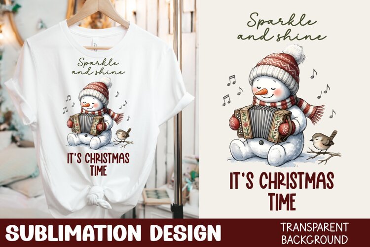 It's Christmas Time Tshirt Sublimation