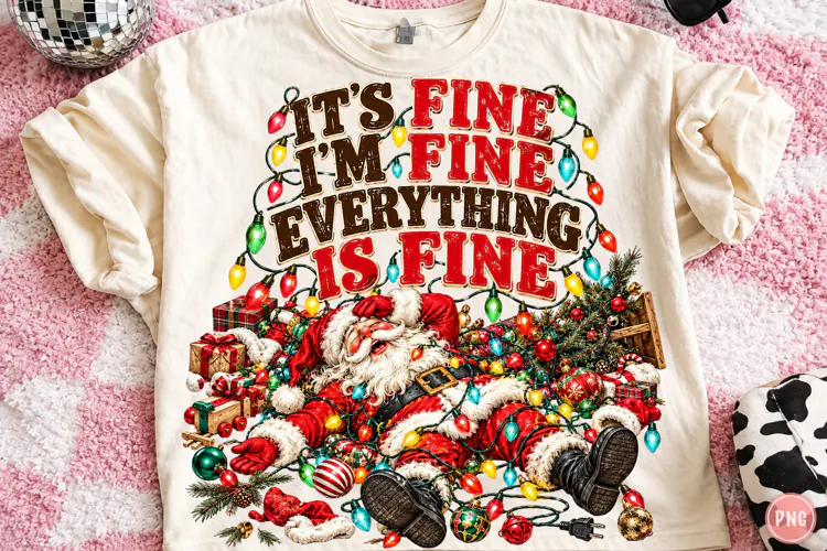 Its Fine Santas Christmas Chaos PNG
