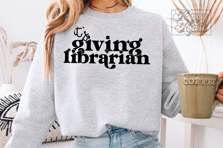 Its Giving Librarian SVG PNG - Librarian Era - Library