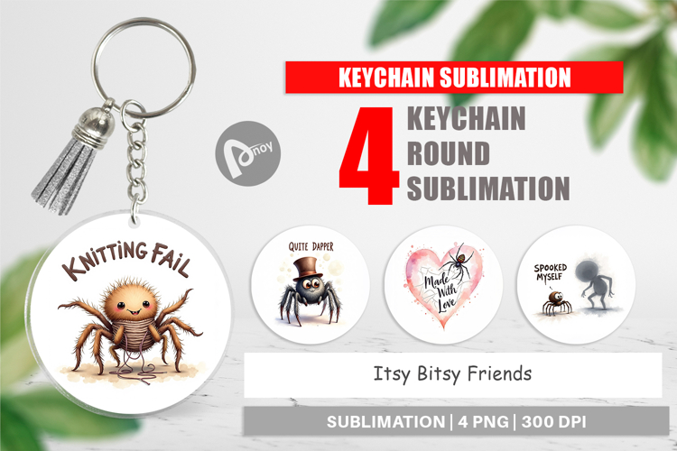 Itsy Bitsy Friends Keychain