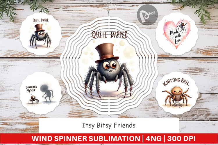 Itsy Bitsy Friends Wind Spinner