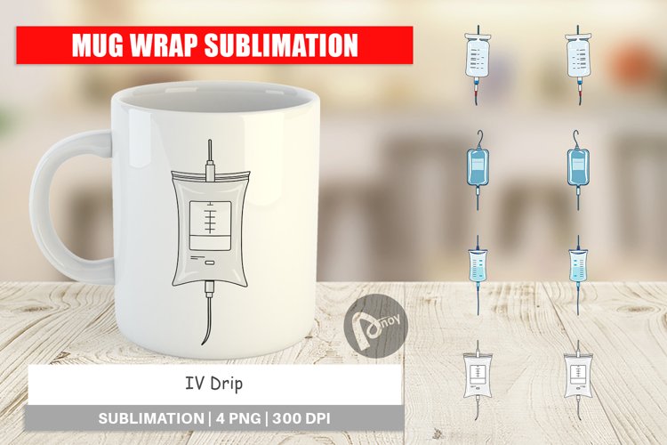 Mug Wrap IV Drip