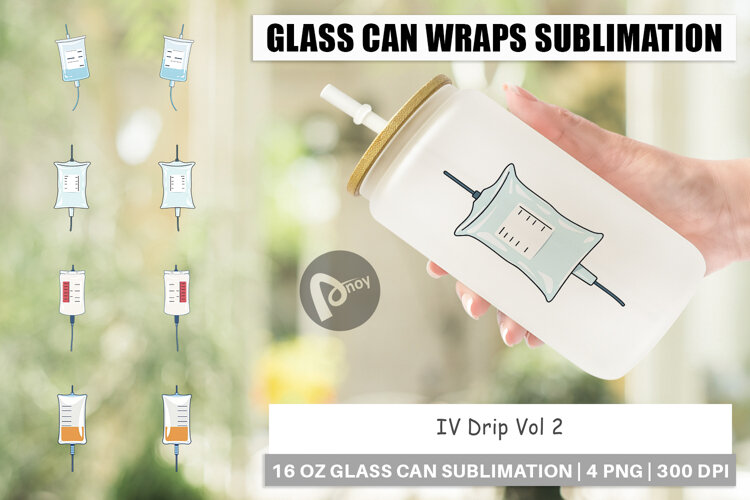 Glass Can IV Drip example image 1