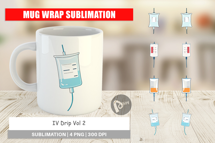 Mug Wrap IV Drip
