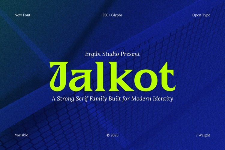 Jalkot - Strong Serif