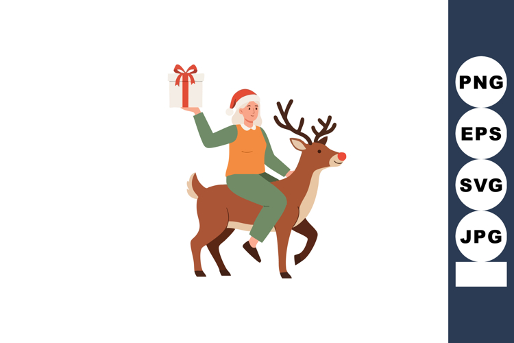 Reindeer Clipart Image 11