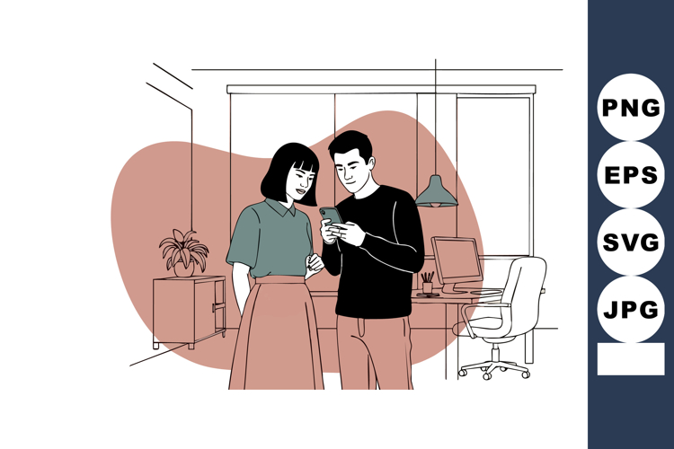 Smartphone Clipart Image 9