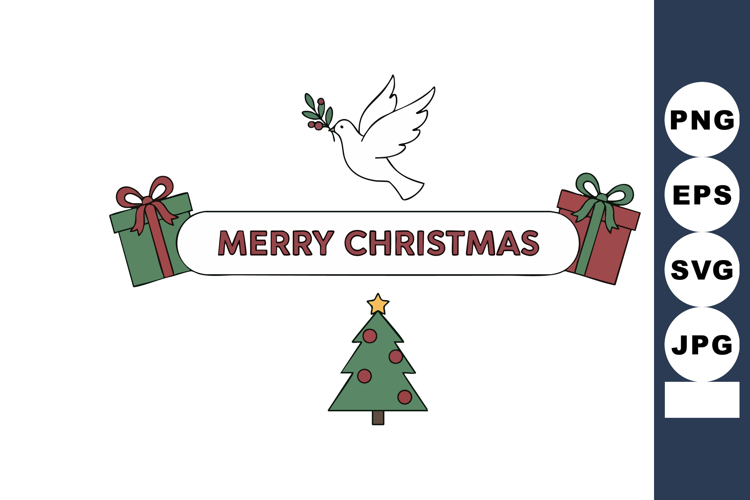 Christmas Bow Clipart Image 6