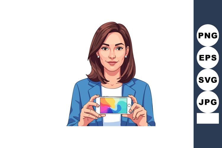 Smartphone Clipart Image 8