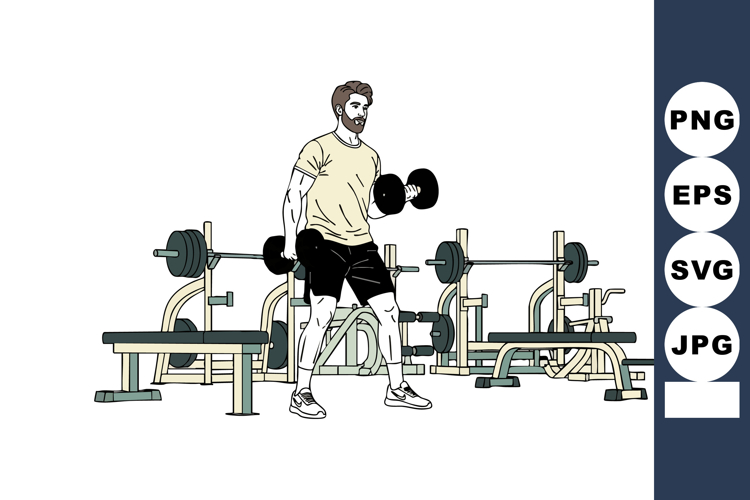 Workout Clipart Image 3